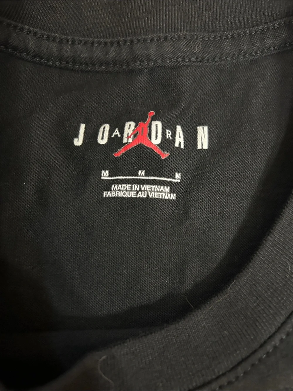 Jordan Black T-Shirt with Basketball Graphic